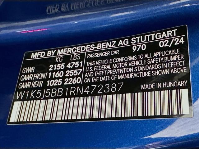 2024 Mercedes-Benz CLA-CLASS CLA 35 AMG 4MATIC