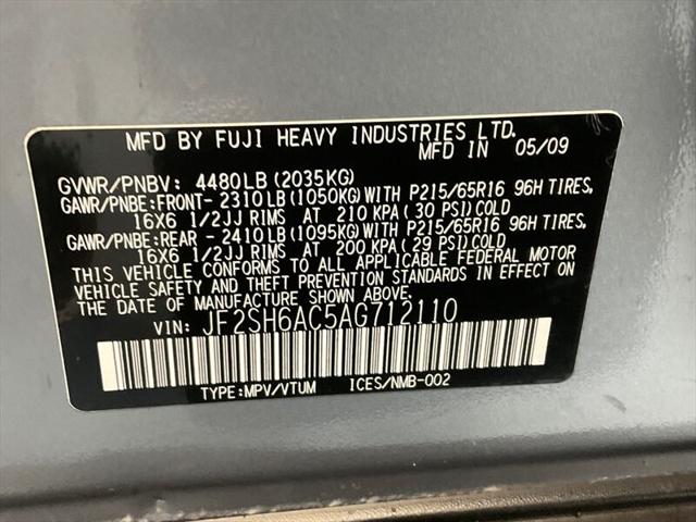 2010 Subaru Forester 2.5X