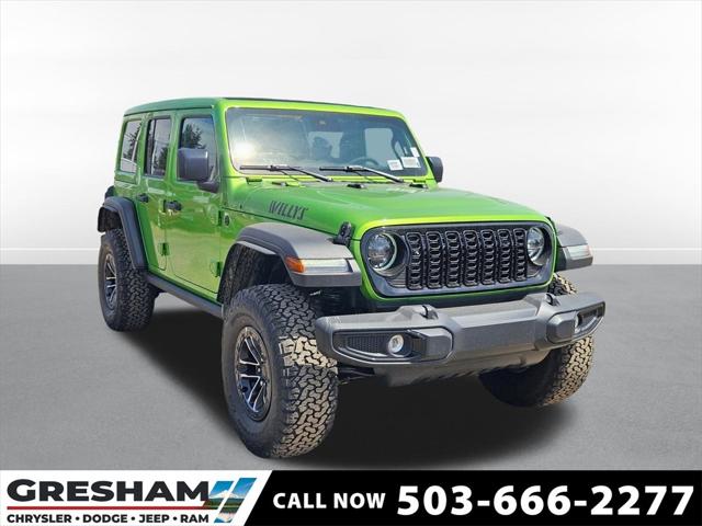 2025 Jeep Wrangler WRANGLER 4-DOOR WILLYS 2025 Jeep Wrangler WRANGLER 4-DOOR WILLYS