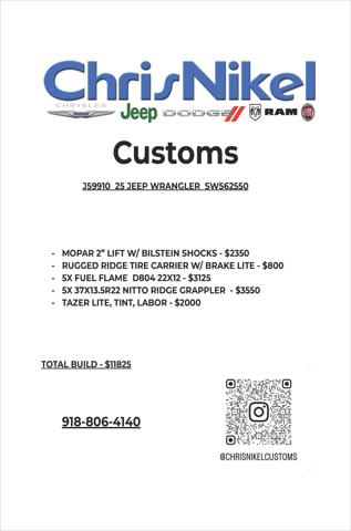 2025 Jeep Wrangler WRANGLER 4-DOOR SAHARA