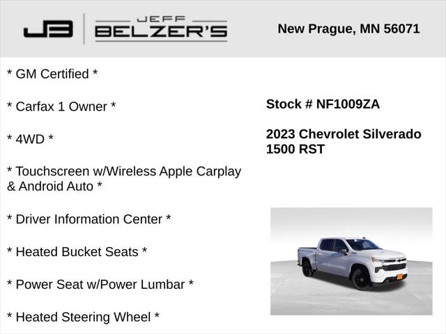 2023 Chevrolet Silverado 1500 4WD Crew Cab Short Bed RST