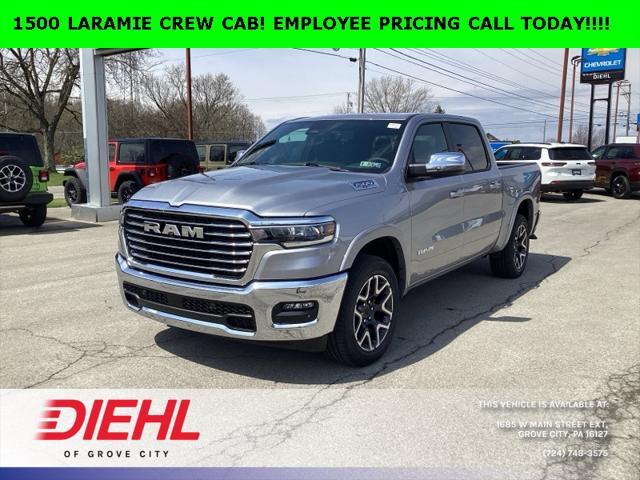 2025 RAM Ram 1500 RAM 1500 LARAMIE CREW CAB 4X4 57 BOX