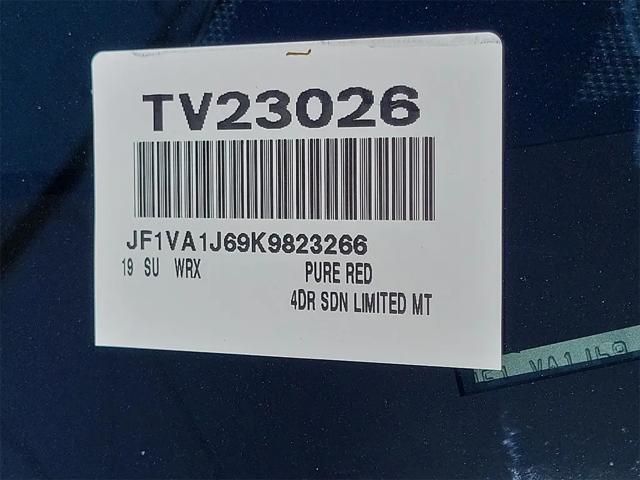 2019 Subaru WRX Limited