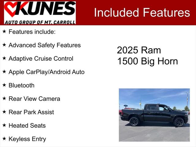 2025 RAM Ram 1500 RAM 1500 BIG HORN CREW CAB 4X4 57 BOX