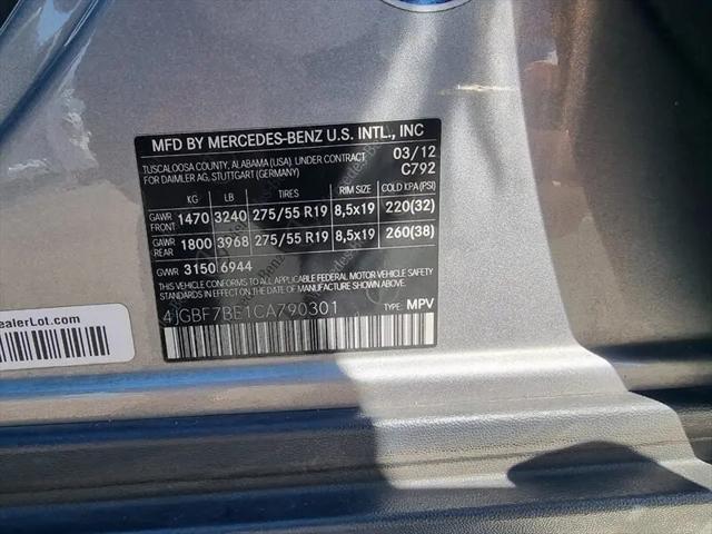 2012 Mercedes-Benz GL 4MATIC