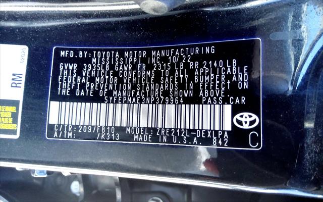 2022 Toyota Corolla LE