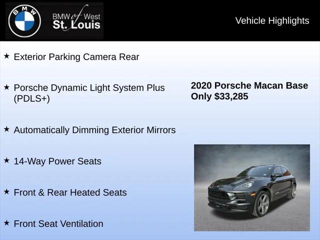 2020 Porsche Macan Standard