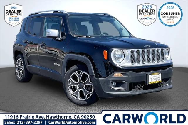 2017 Jeep Renegade Limited FWD for sale in Hawthorne, CA