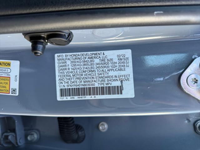 2022 Honda Pilot AWD Elite