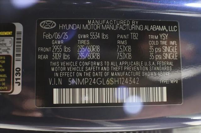 2025 Hyundai Santa Fe SEL