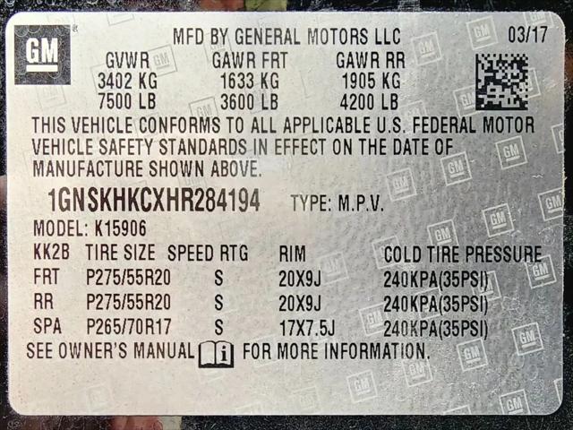 2017 Chevrolet Suburban LT