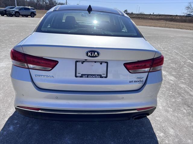 Used 2017 Kia Optima EX with VIN 5XXGU4L35HG162877 for sale in Jackson, MI