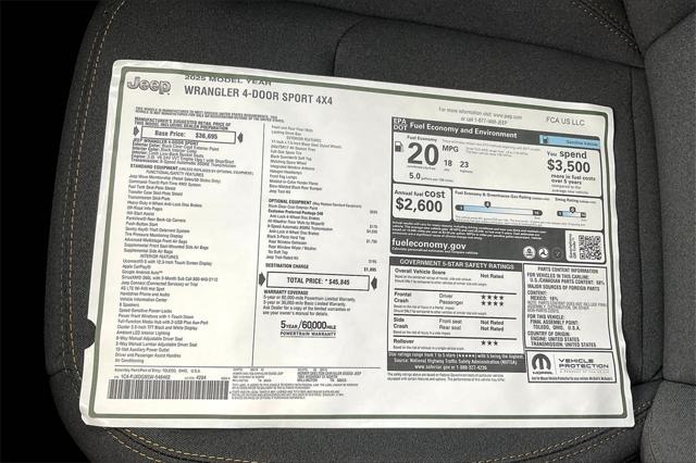 New 2025 Jeep Wrangler For Sale in Millington, TN