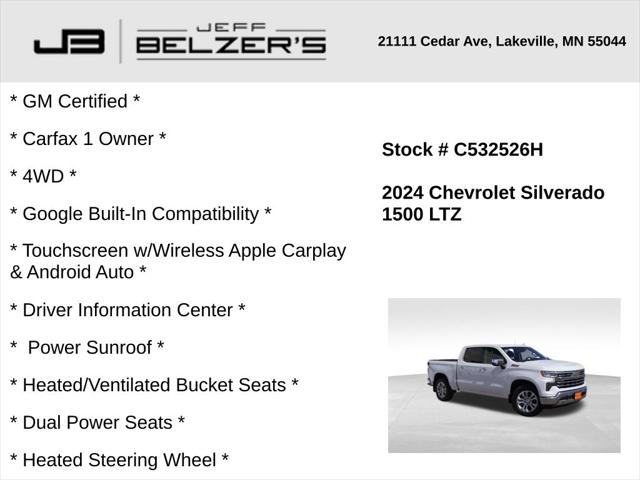 2024 Chevrolet Silverado 1500 4WD Crew Cab Short Bed LTZ