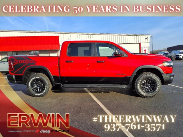 2025 RAM Ram 1500 RAM 1500 REBEL CREW CAB 4X4 57 BOX