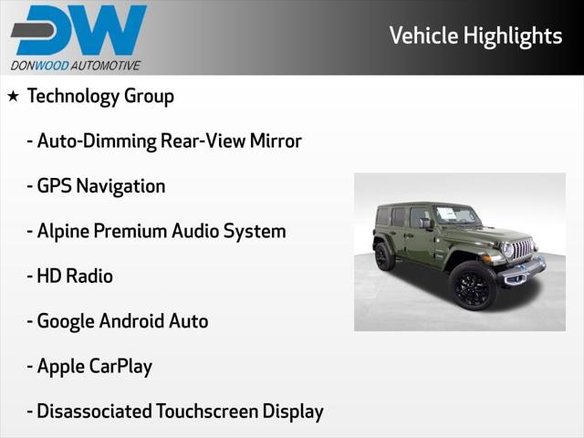 2024 Jeep Wrangler 4xe WRANGLER 4-DOOR SAHARA 4xe 2024 Jeep Wrangler 4xe WRANGLER 4-DOOR SAHARA 4xe