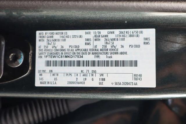 2021 Ford F-150 XLT