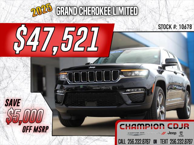 2025 Jeep Grand Cherokee GRAND CHEROKEE LIMITED 4X4