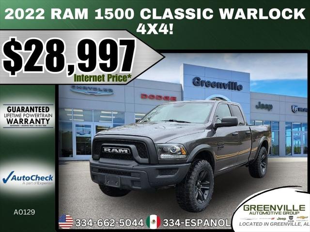 2022 RAM 1500 Classic Warlock Quad Cab 4x4 64 Box