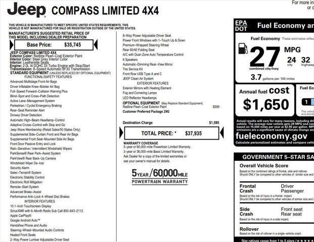 2023 Jeep Compass Limited 4x4