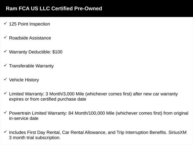 2022 RAM 1500 Classic SLT Crew Cab 4x4 57 Box