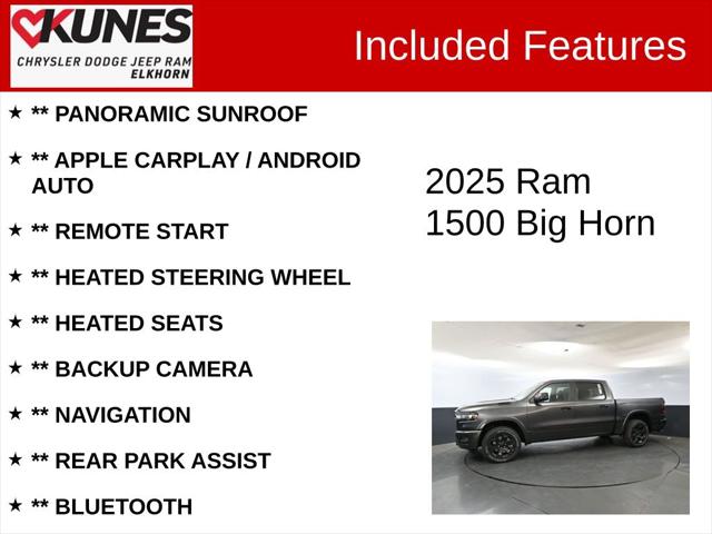 2025 RAM Ram 1500 RAM 1500 BIG HORN CREW CAB 4X4 57 BOX