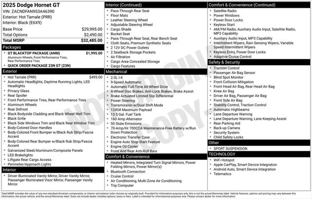 2025 Dodge Hornet HORNET GT AWD