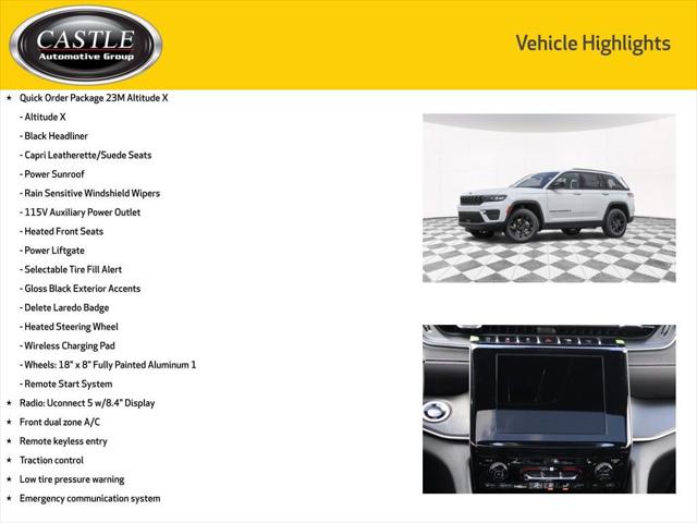 2025 Jeep Grand Cherokee GRAND CHEROKEE ALTITUDE X 4X4