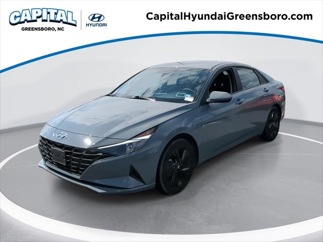2022 Hyundai Elantra Hybrid Blue