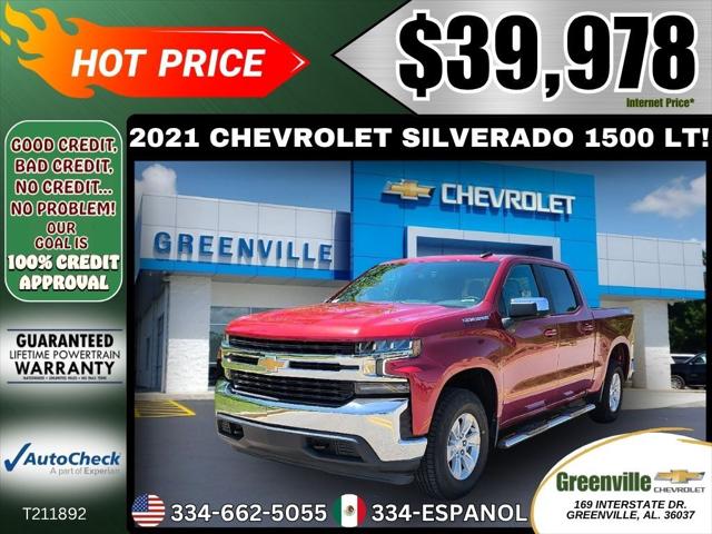 2021 Chevrolet Silverado 1500 4WD Crew Cab Short Bed LT