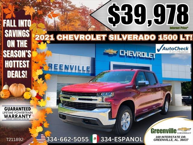 2021 Chevrolet Silverado 1500 4WD Crew Cab Short Bed LT