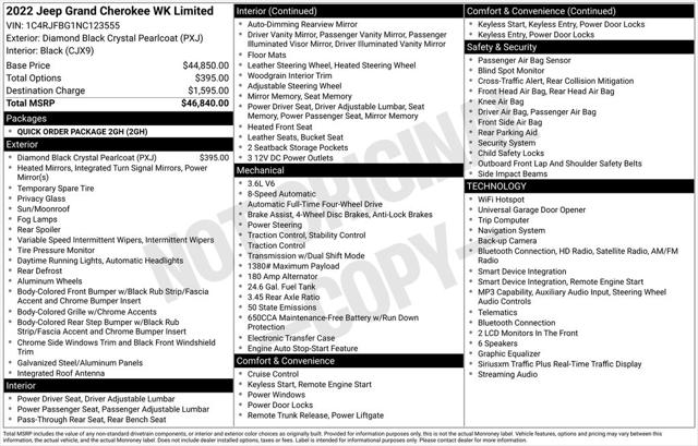 2022 Jeep Grand Cherokee Limited 4x4
