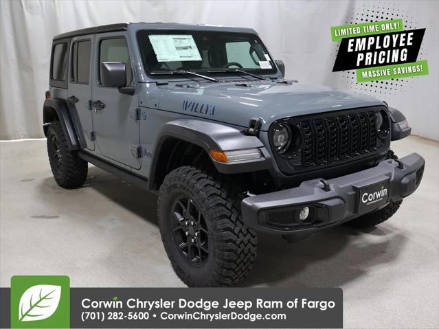 2025 Jeep Wrangler 4xe WRANGLER 4-DOOR WILLYS 4xe