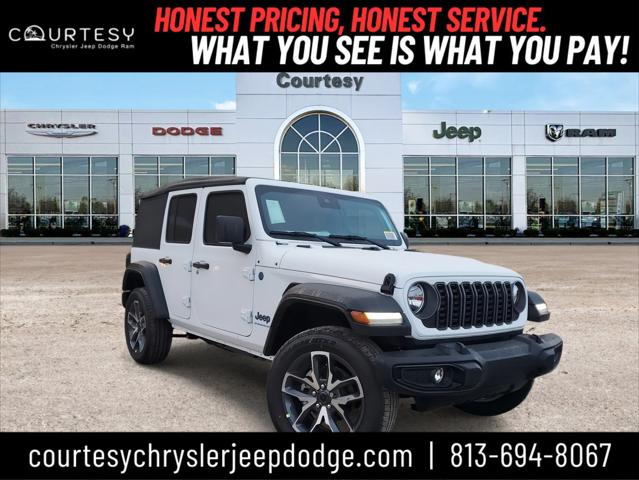 2025 Jeep Wrangler 4xe WRANGLER 4-DOOR SPORT S 4xe