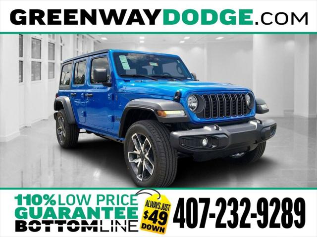 2025 Jeep Wrangler 4xe WRANGLER 4-DOOR SPORT S 4xe