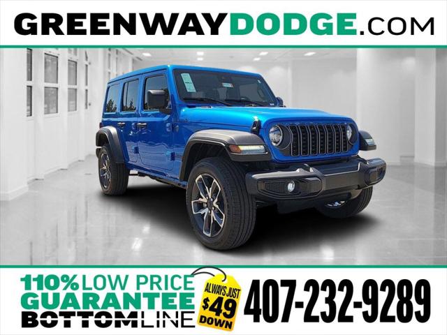 2025 Jeep Wrangler 4xe WRANGLER 4-DOOR SPORT S 4xe