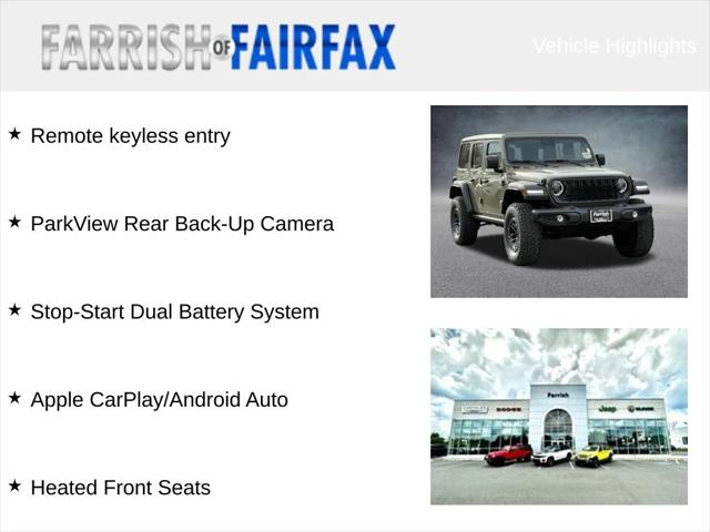 2025 Jeep Wrangler WRANGLER 4-DOOR WILLYS