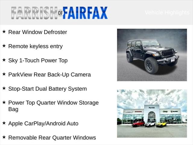 2025 Jeep Wrangler WRANGLER 4-DOOR WILLYS