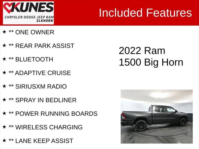 2022 RAM 1500 Big Horn Crew Cab 4x4 57 Box