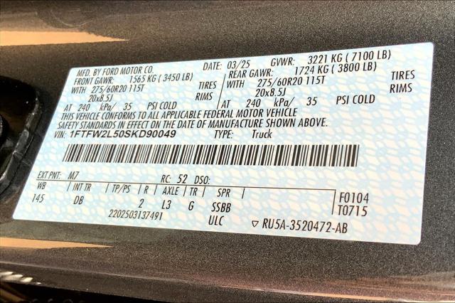 New 2025 Ford F-150 For Sale in Lubbock, TX