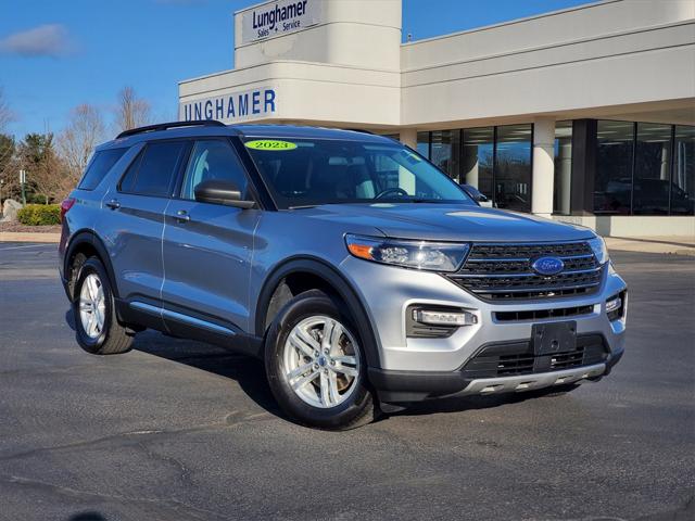 Used 2023 Ford Explorer XLT with VIN 1FMSK8DH1PGA19378 for sale in Waterford, MI
