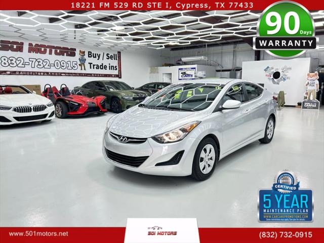 2016 Hyundai Elantra SE for sale in Cypress, TX