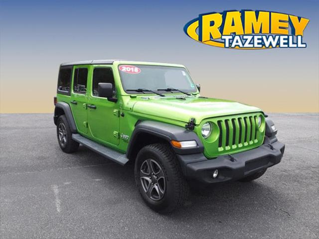2018 Jeep Wrangler Unlimited Sport S 4x4