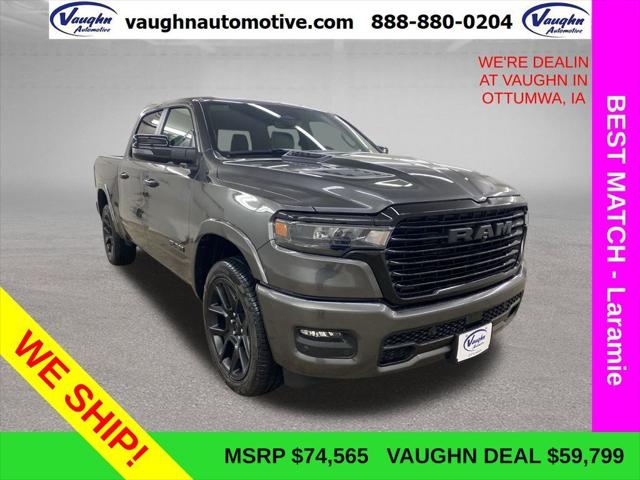 2025 RAM Ram 1500 RAM 1500 LARAMIE CREW CAB 4X4 57 BOX