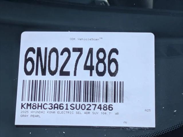 2025 Hyundai Kona EV SEL