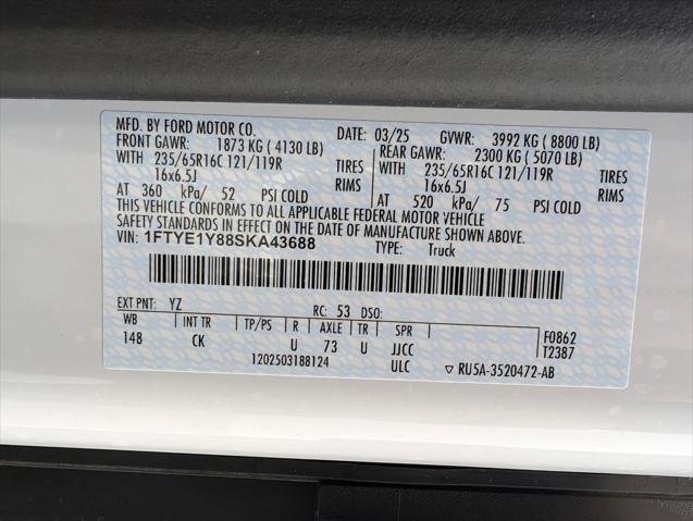 2025 Ford Transit Cargo Van Base