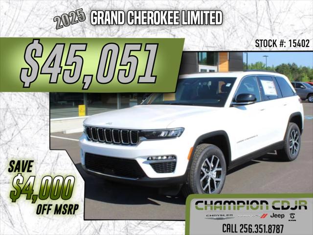 2025 Jeep Grand Cherokee GRAND CHEROKEE LIMITED 4X4