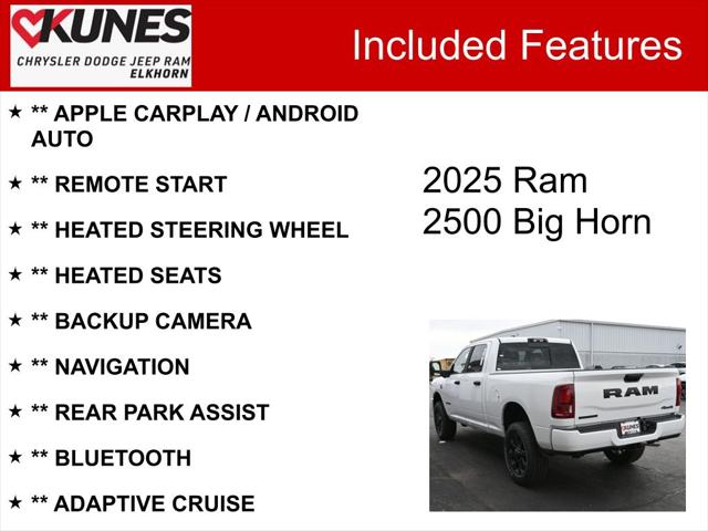 2025 RAM Ram 2500 RAM 2500 BIG HORN CREW CAB 4X4 64 BOX