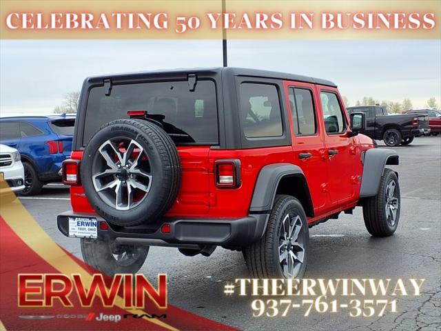 2025 Jeep Wrangler 4xe WRANGLER 4-DOOR SPORT S 4xe