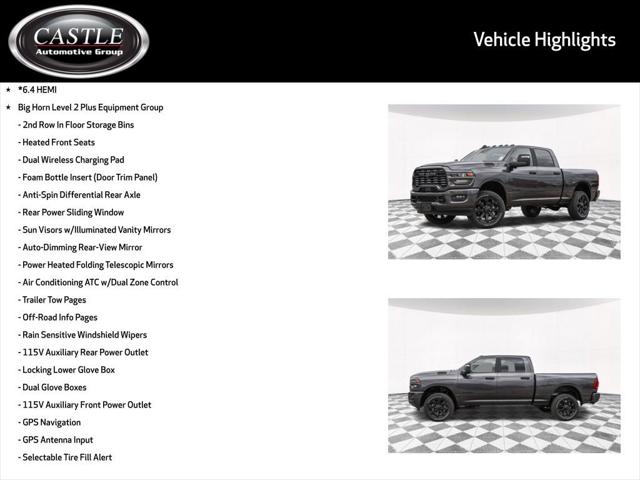 2025 RAM Ram 2500 RAM 2500 BIG HORN CREW CAB 4X4 64 BOX